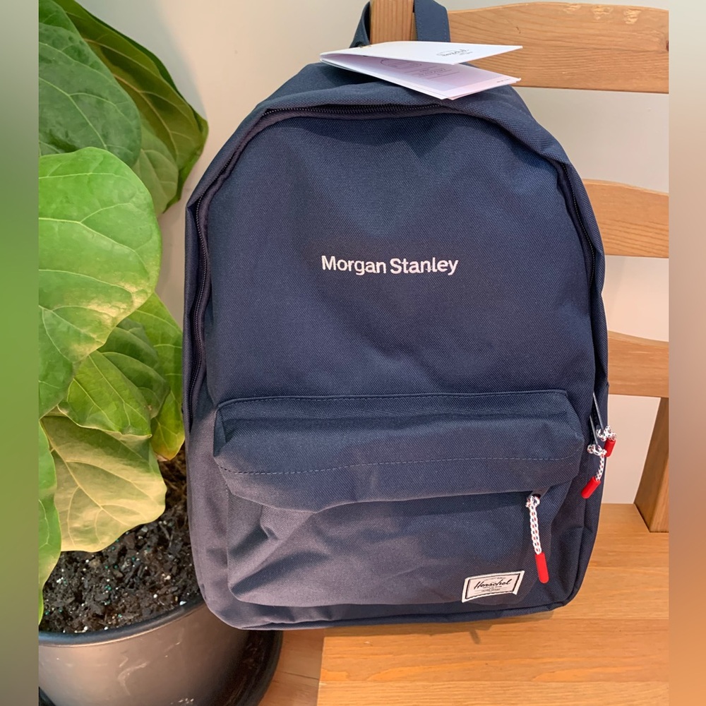 Herschel classic backpack Morgan Stanley swag bag. Brand new with tags.